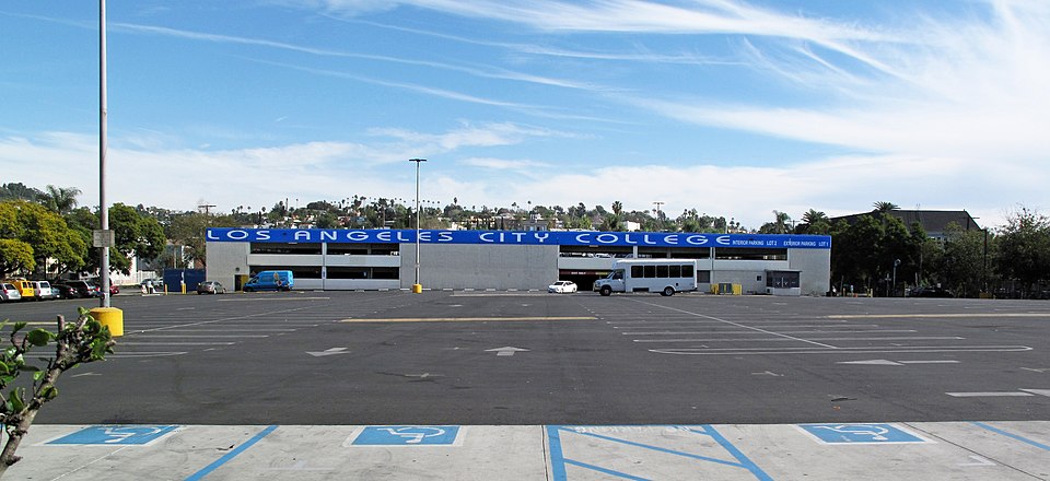 LACC Parking Lot on Vermont